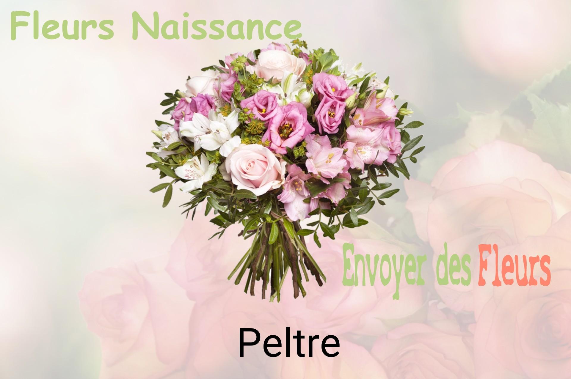 Bouquet de fleurs de naissance livré à Peltre